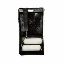 Castorama Ensemble Bac + Mini Rouleau + 1 Manchon Peinture Brillante 100 Mm