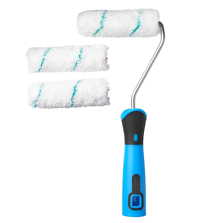 Castorama Ensemble Mini Rouleau + 2 Manchons Finition Parfaite Diall 100 Mm 1 Castorama Ensemble Mini Rouleau + 2 Manchons Finition Parfaite Diall 100 Mm