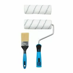 Castorama Ensemble Rouleau + 1 Manchon 180 Mm + 1 Pinceau 50 Mm Diall