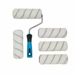 Castorama Ensemble Rouleau + 4 Manchons Peinture Bicouche Diall 180 Mm