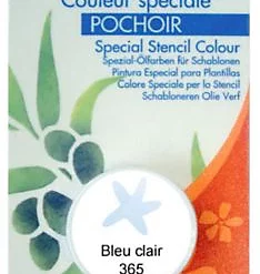 Castorama Godet D'huile Solide Spéciale Pochoir Bleu Clair