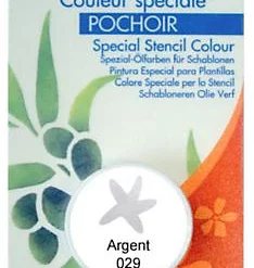 Castorama Godet D'huile Solide Spéciale Pochoir Coloris Argent