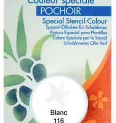 Castorama Godet D'huile Solide Spéciale Pochoir Coloris Blanc