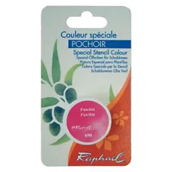 Castorama Godet D'huile Solide Spéciale Pochoir Coloris Fuchsia