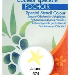 Castorama Godet D'huile Solide Spéciale Pochoir Coloris Jaune