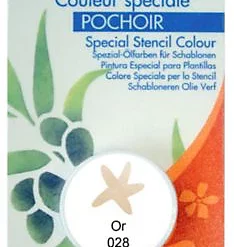 Castorama Godet D'huile Solide Spéciale Pochoir Coloris Or