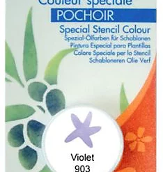 Castorama Godet D'huile Solide Spéciale Pochoir Coloris Violet