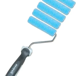 Castorama Lot Mini Rouleau + 4 Manchons Nespoli Teflon Surface Lisse Ø15 110 Mm