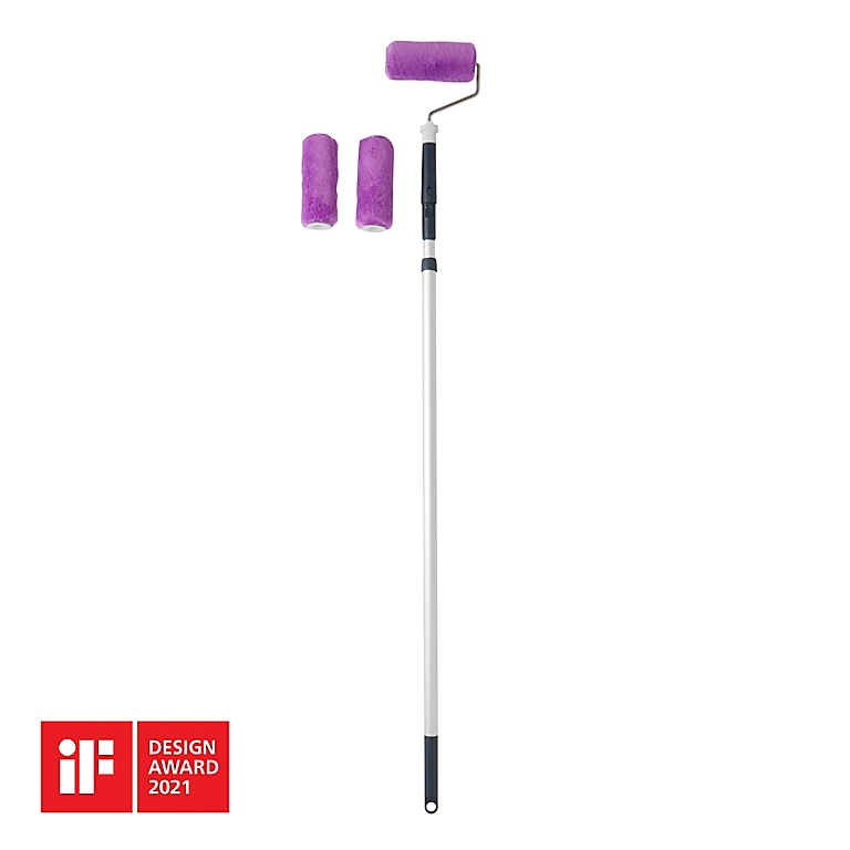 Castorama Lot Rouleau Monocouche Harris Trade180mm + 2 Manchons + Perche Téléscopique Extensible 2m 1 Castorama Lot Rouleau Monocouche Harris Trade180mm + 2 Manchons + Perche Téléscopique Extensible 2m