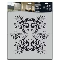 Castorama Pochoir Adhésif Motif Déco 92 X 84 Cm Raphaël Doré